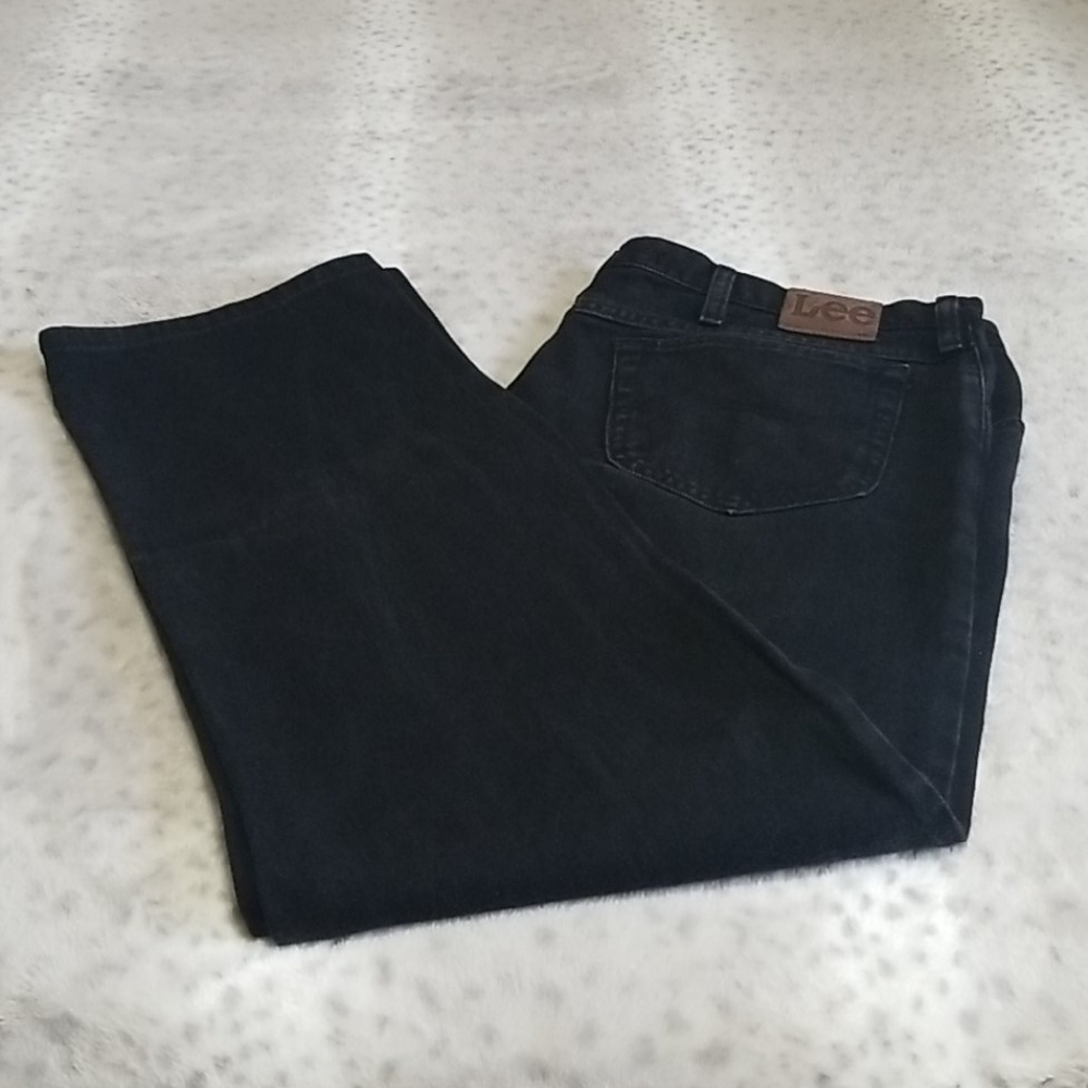 Mens Black LEE Jeans/Pants - Size: 42 x 32